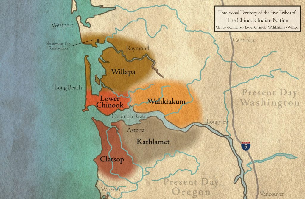 traditional territory of the Chinook Nation